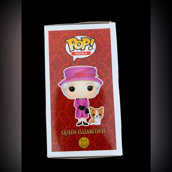 New in Box 2018 Queen Elizabeth II & Corgi Funko Pop Royals British Monarchy🇬🇧 - Picture 3 of 13